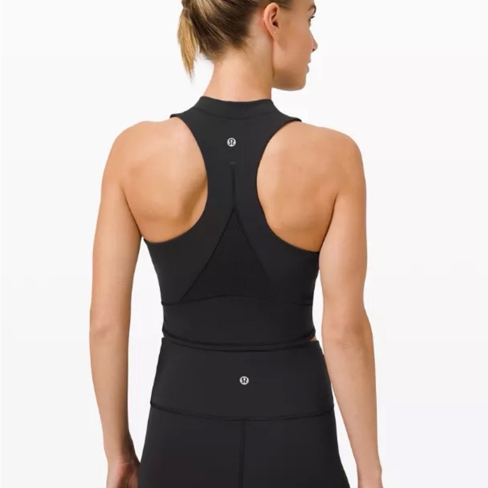 Lululemon everlux Black Racerback Tank Top